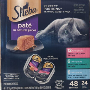 Sheba Perfect Portions Seafood Variety Pack Paté