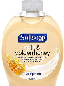Liquid Hand Soap Pump, Milk & Golden Honey