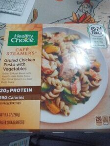 Grilled Chicken Pesto With Vegetables