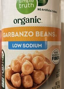 organic garbanzo beans low sodium