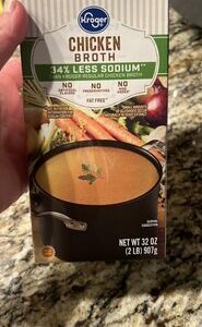CHICKEN BROTH - low sodium