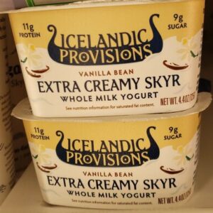 Extra Creamy Skyr Whole Milk Yogurt Vanilla Bean