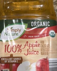 100% apple juice