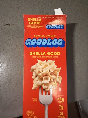 SHELLA GOOD AGED WHITE CHEDDAR AND SHELLS