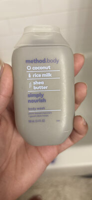 Coconut Rice Milk Shea Butter Body Wash Simply Nourish