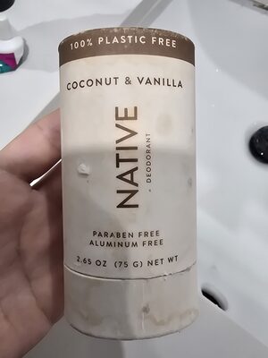 Coconut & Vanilla Deodorant Stick