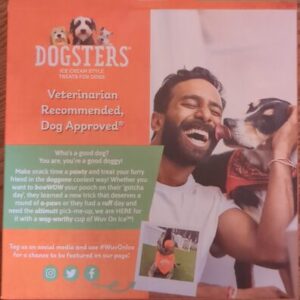 Dogsters ice cream style treats for dogs