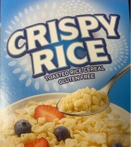 Crispy Rice Toasted Rice Cereal Gluten Free
