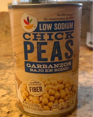 LOW SODIUM CHICK PEAS