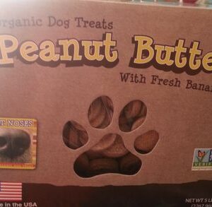 Organic Peanut Butter Banana Flavor Dog Treats