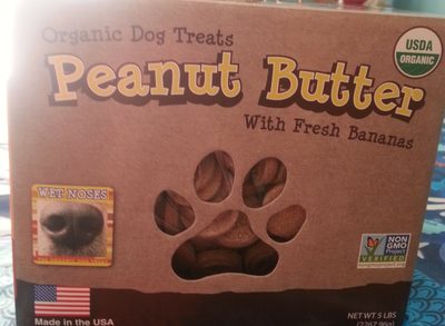 Organic Peanut Butter Banana Flavor Dog Treats