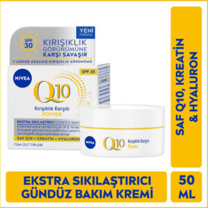 Nivea Q10 Power Kırışıklık Karşıtı ve Sıkılaştırıcı Gündüz Yüz Bakım Kremi 50 ml