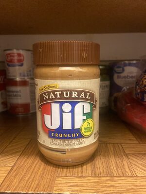 Natural Jif Crunchy Peanut Butter Spread