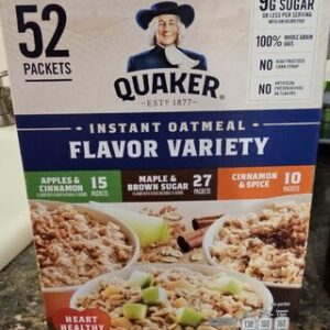 Instant Oatmeal Flavor Variety