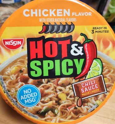 Hot & Spicy Chicken Flavor Ramen Noodle Soup